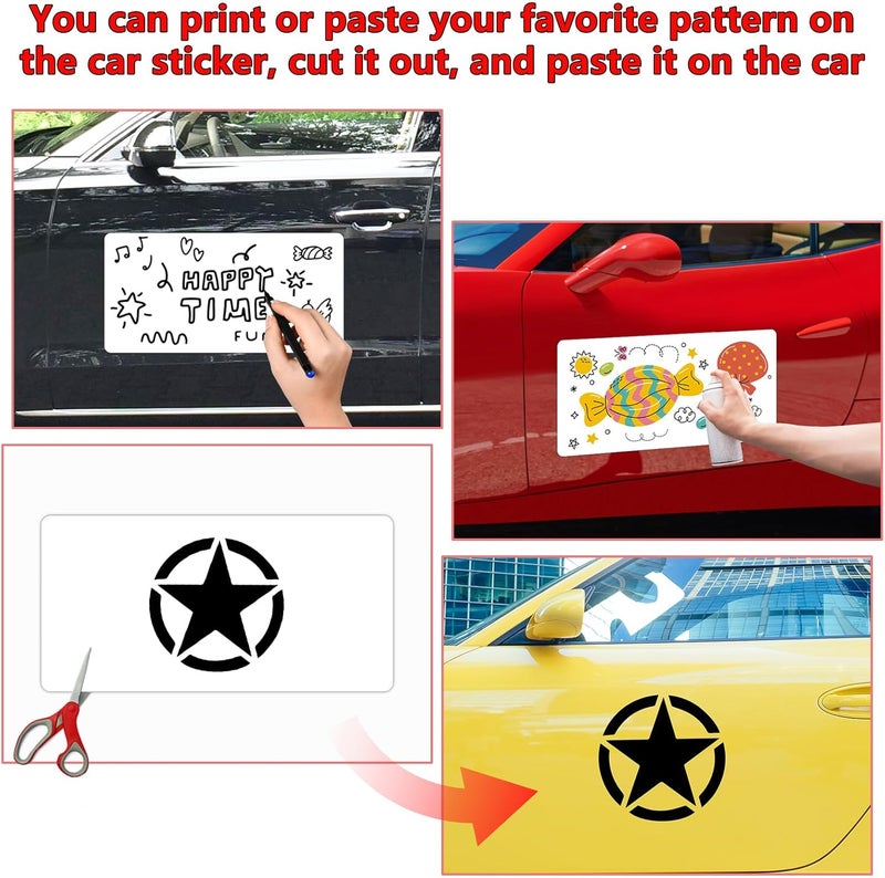 AzReference 2 Pack Blank Magnets, 24" x 12" Rounded Corners Magnetic Signs for Vehicles, Advertise Business, Protect Car - Image 5